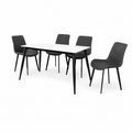 Dining Set (Set 1+4) 11931-DTL1200 + 11931DC/GY