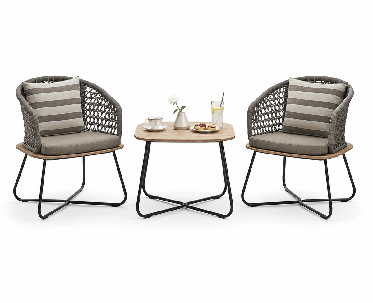 Garden Set (1+2) 31043-GSGY/BR