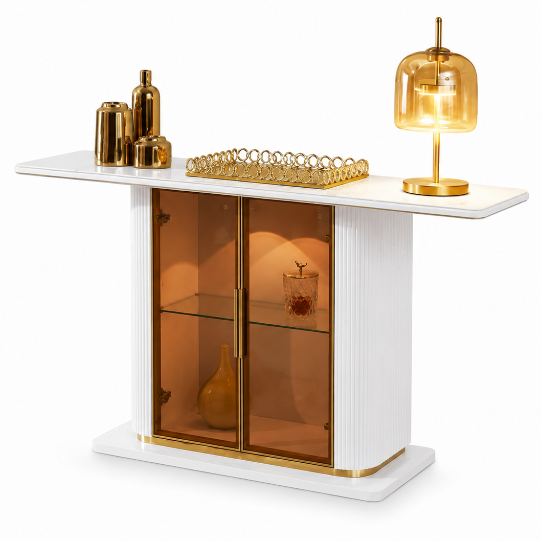 Console Cabinet 32161-CNWT