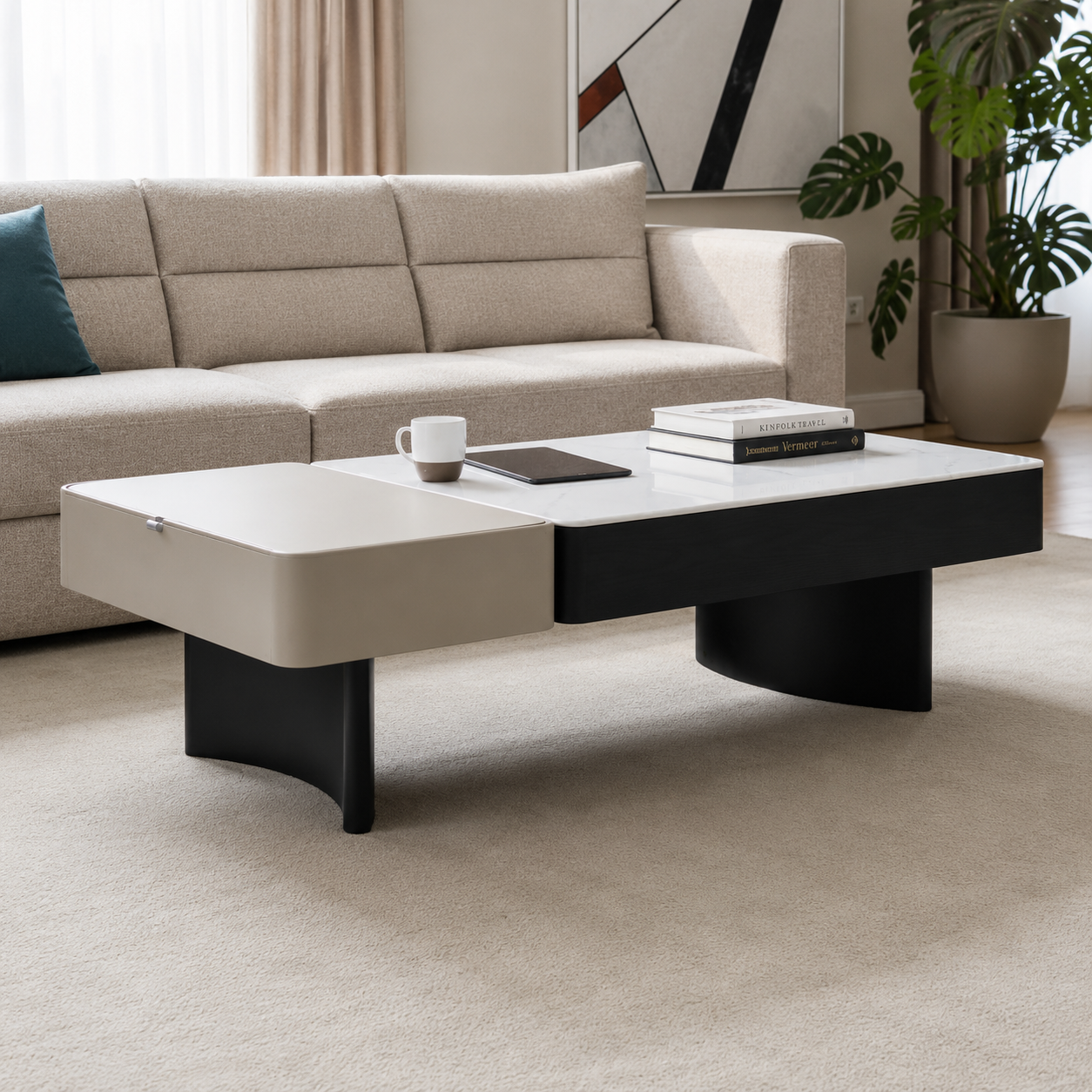 Coffee Table 32201-CTWT/BK