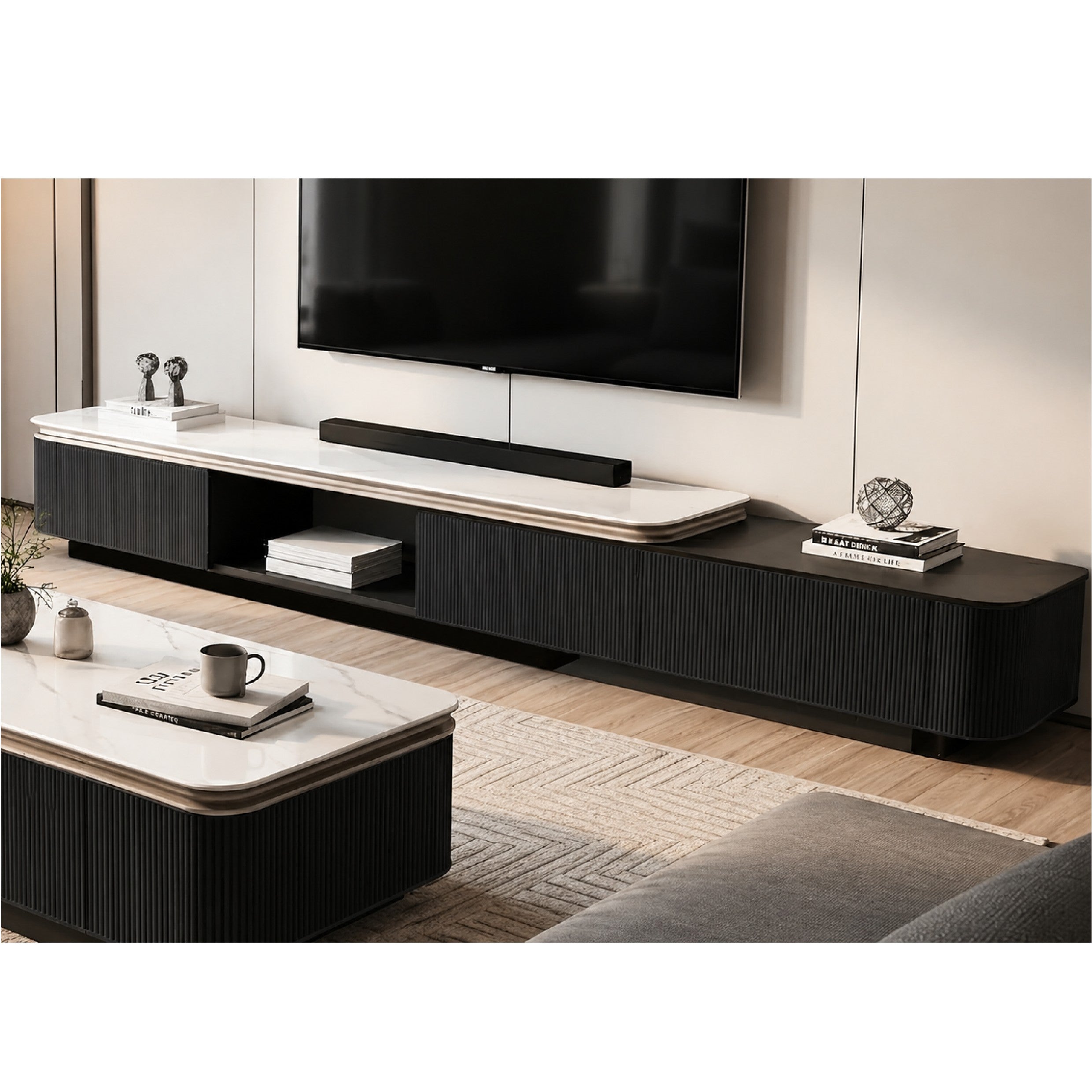 TV Cabinet 33158-HCBK (1900/2800L)