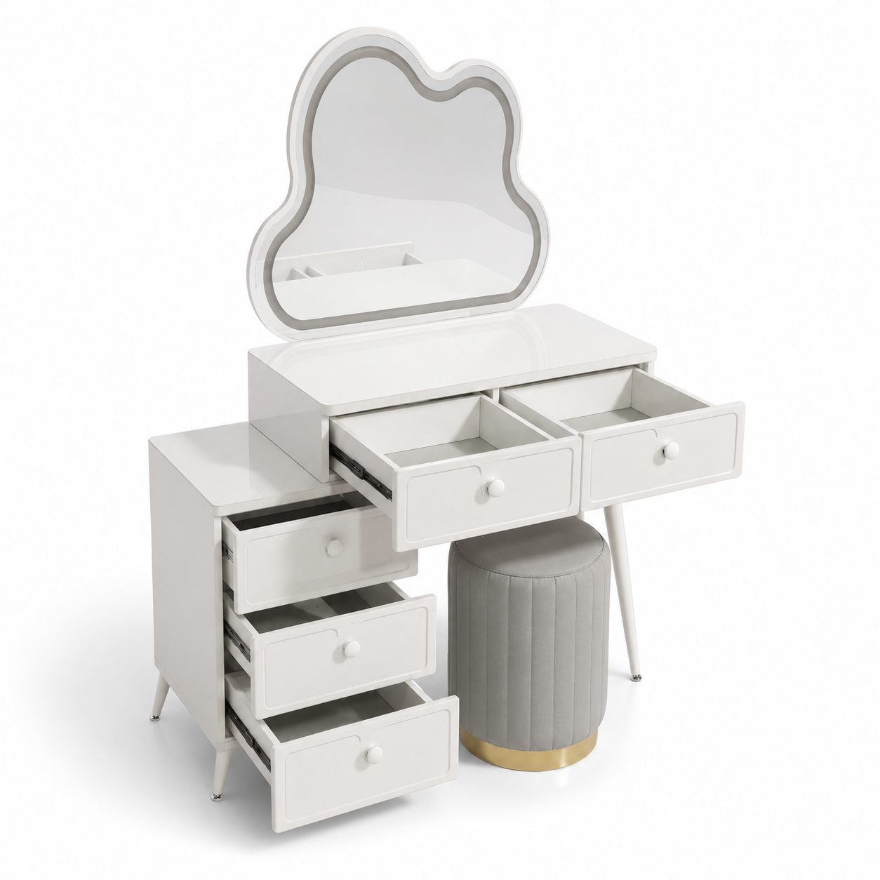 Dressing Table & Stool 62078-DGWT