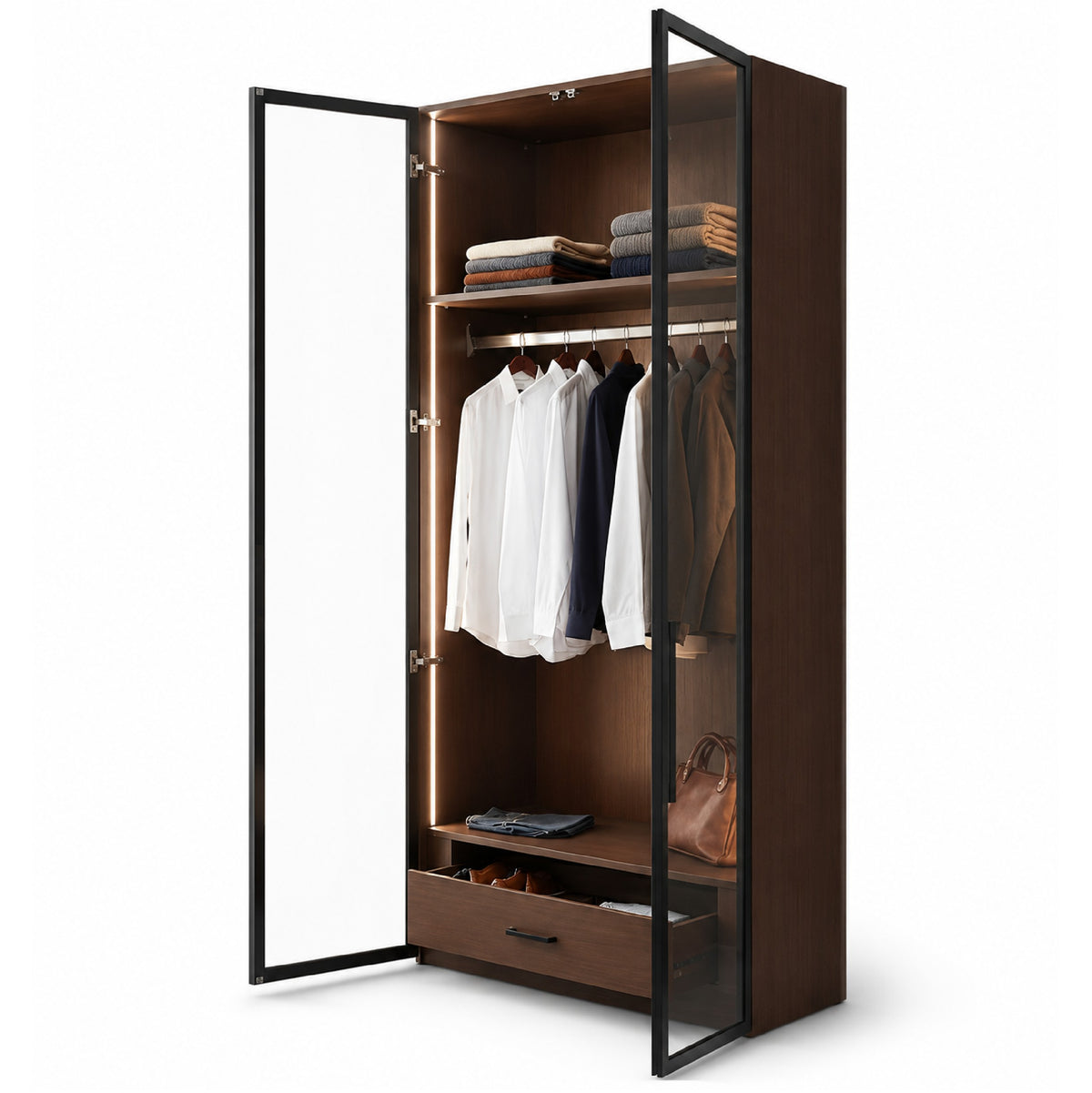 Wardrobe 2 Door 63057-WDWN