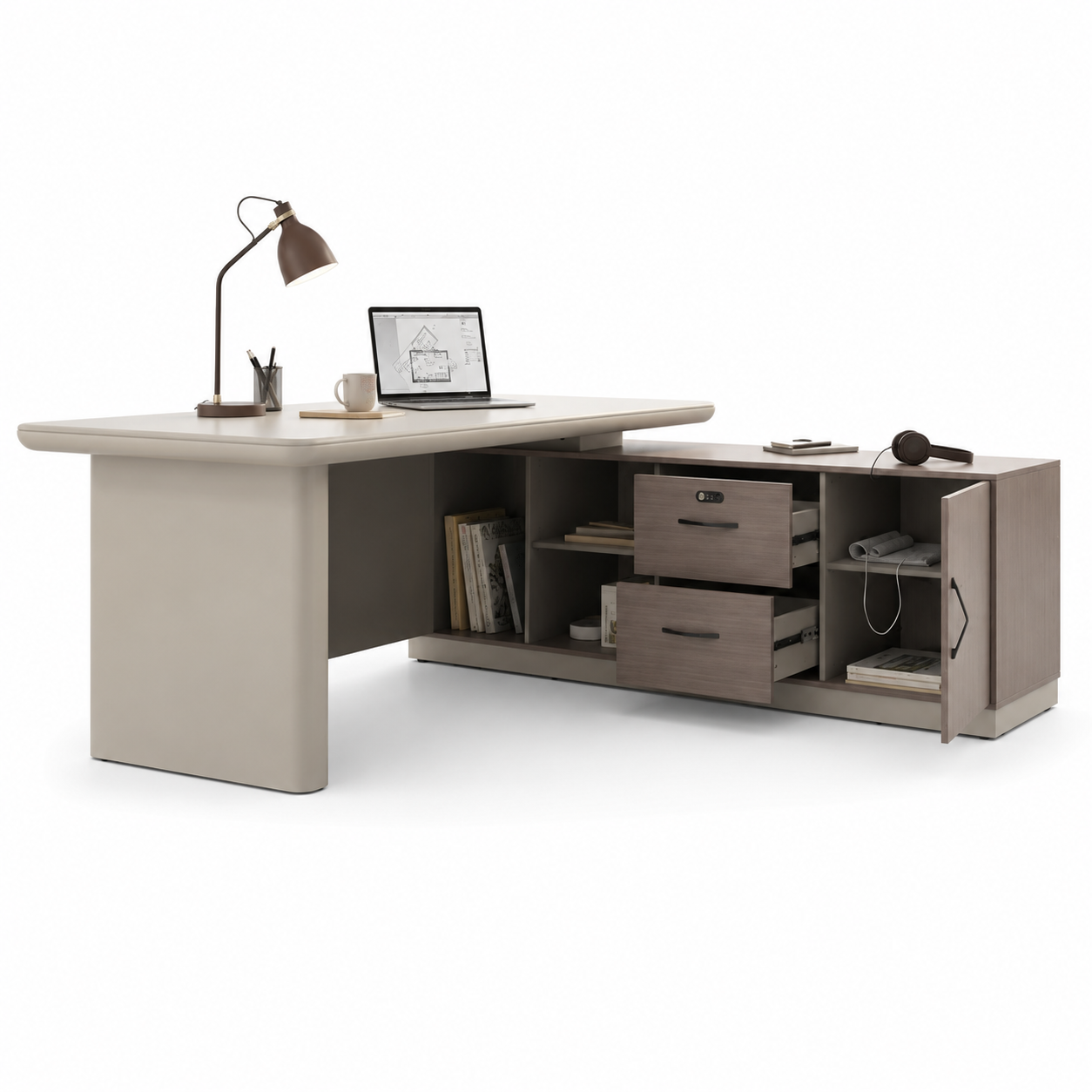 Office Table 80126-OTGY/KH
