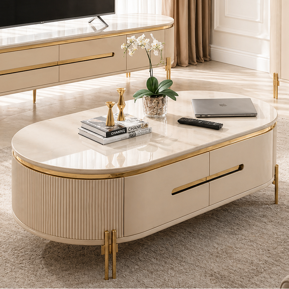Coffee Table 90582-CTBE/GD