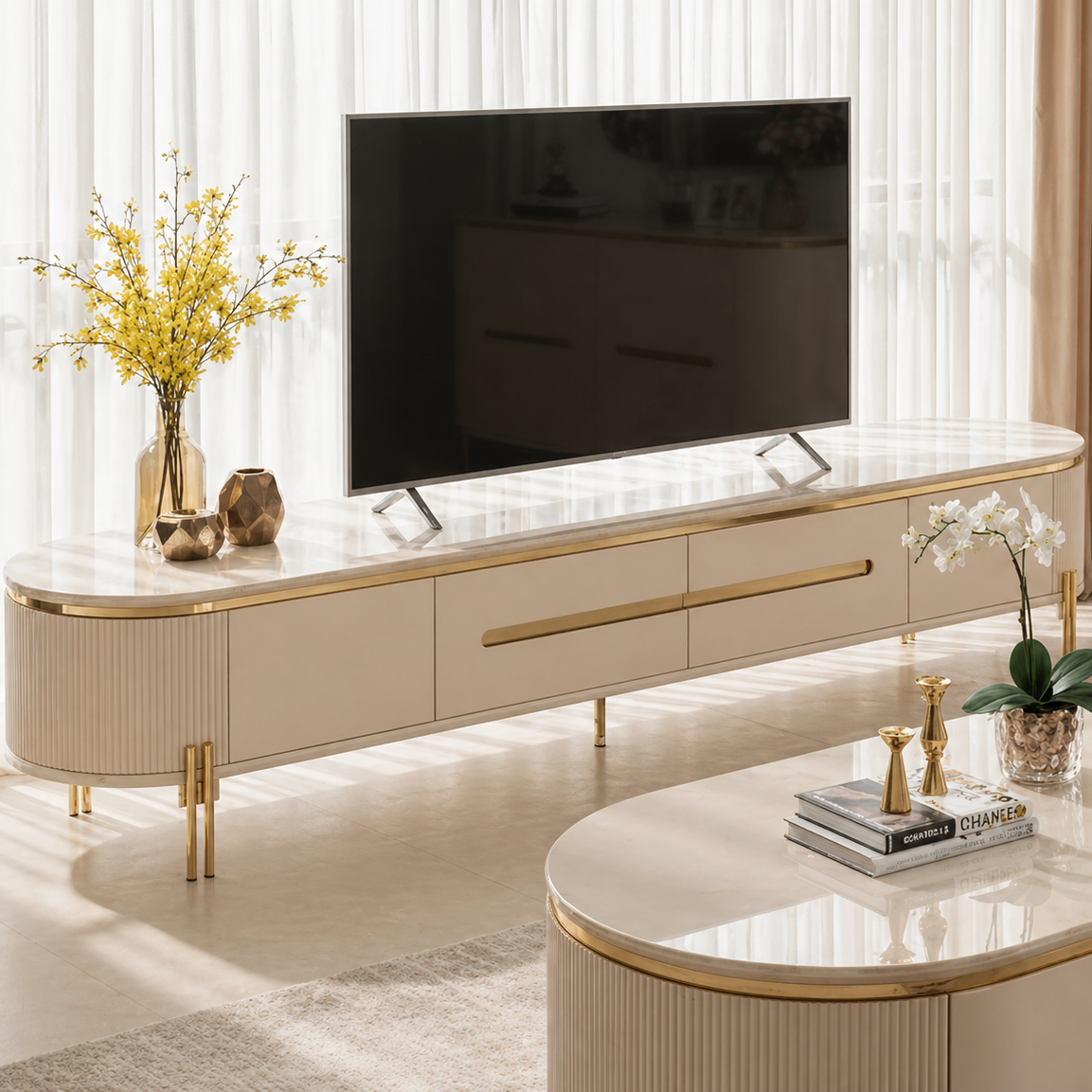 TV Cabinet 90583-HCBE/GD (2000L)