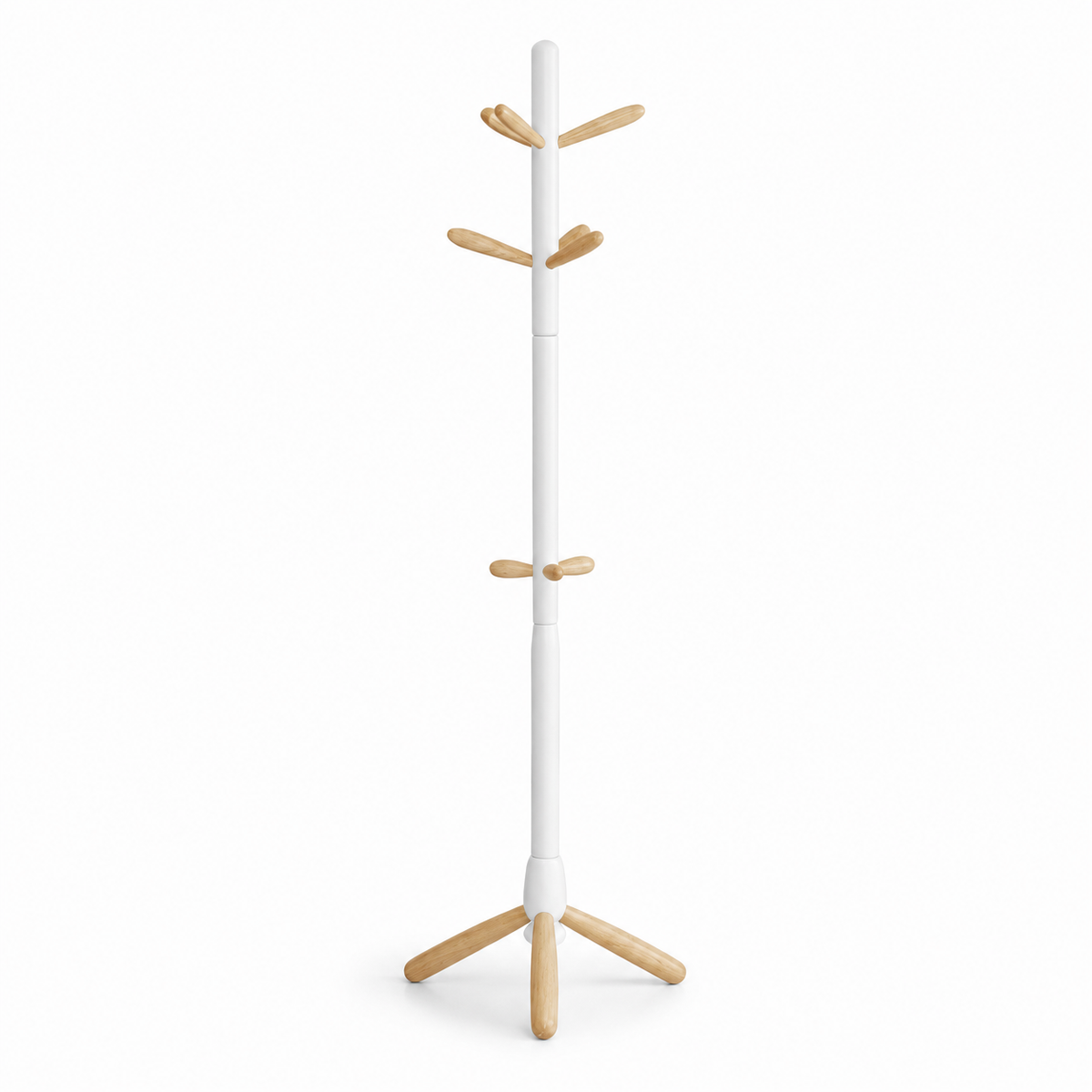 Chile Coat Hanger - White + Natural