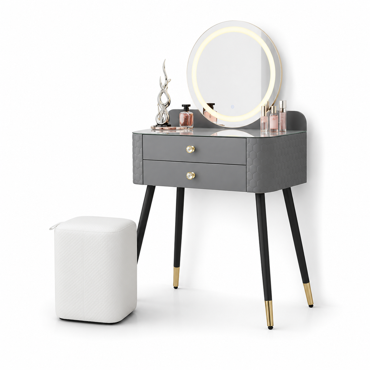 Dressing Table & Stool 62083-DGGY