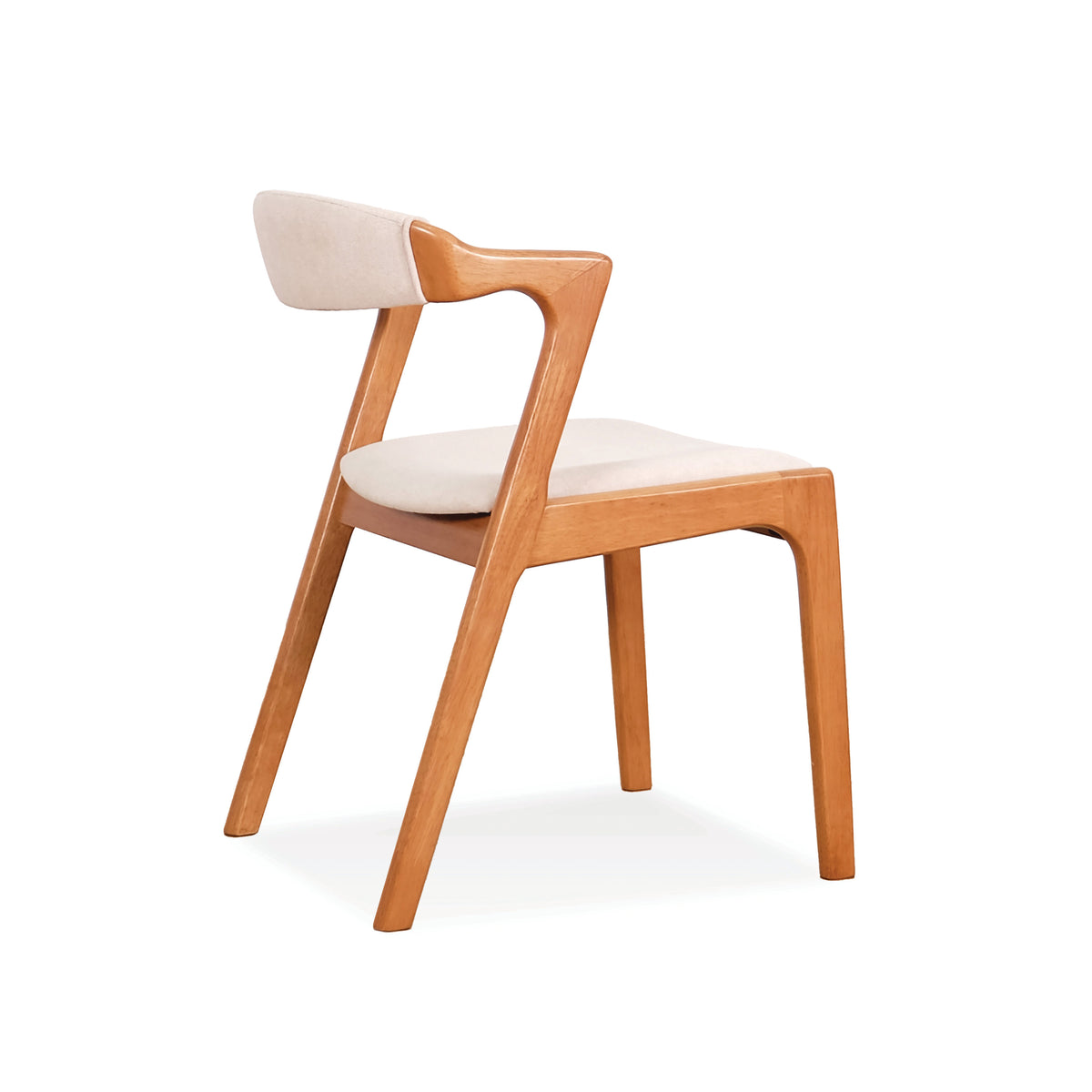 Dara Dining Chair II (Cushion Back) - Light Walnut