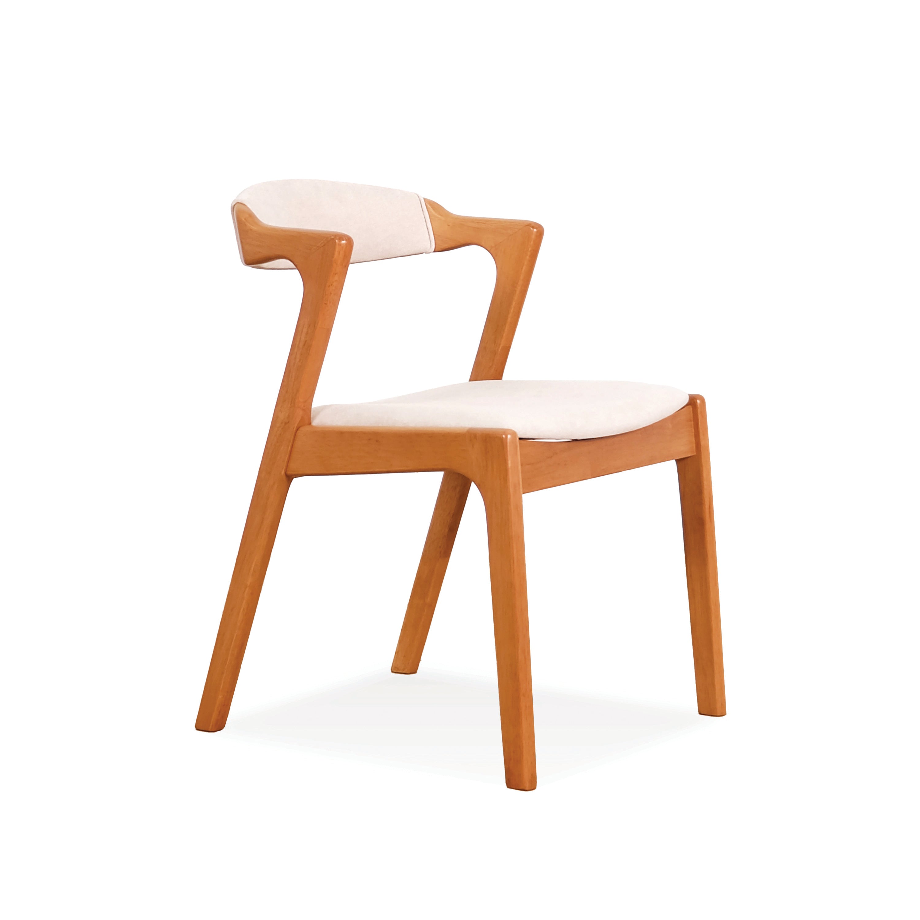 Dara Dining Chair II (Cushion Back) - Light Walnut