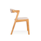 Dara Dining Chair II (Cushion Back) - Beech