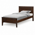 Darwin Wooden Bedframe Only - Cappuccino (Super Single Size)