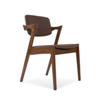 Elegant Dining Chair - Medium Brown