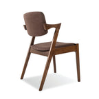 Elegant Dining Chair - Medium Brown