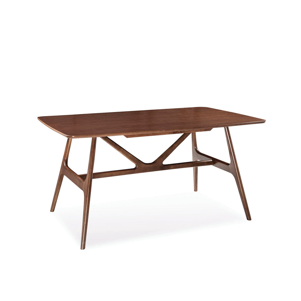 Emily Dining Table (1500L) - Medium Brown