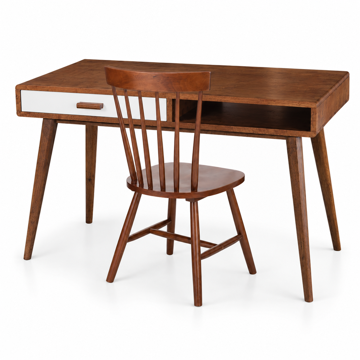 Hollywood Writing Desk Set - Oak (L1200)