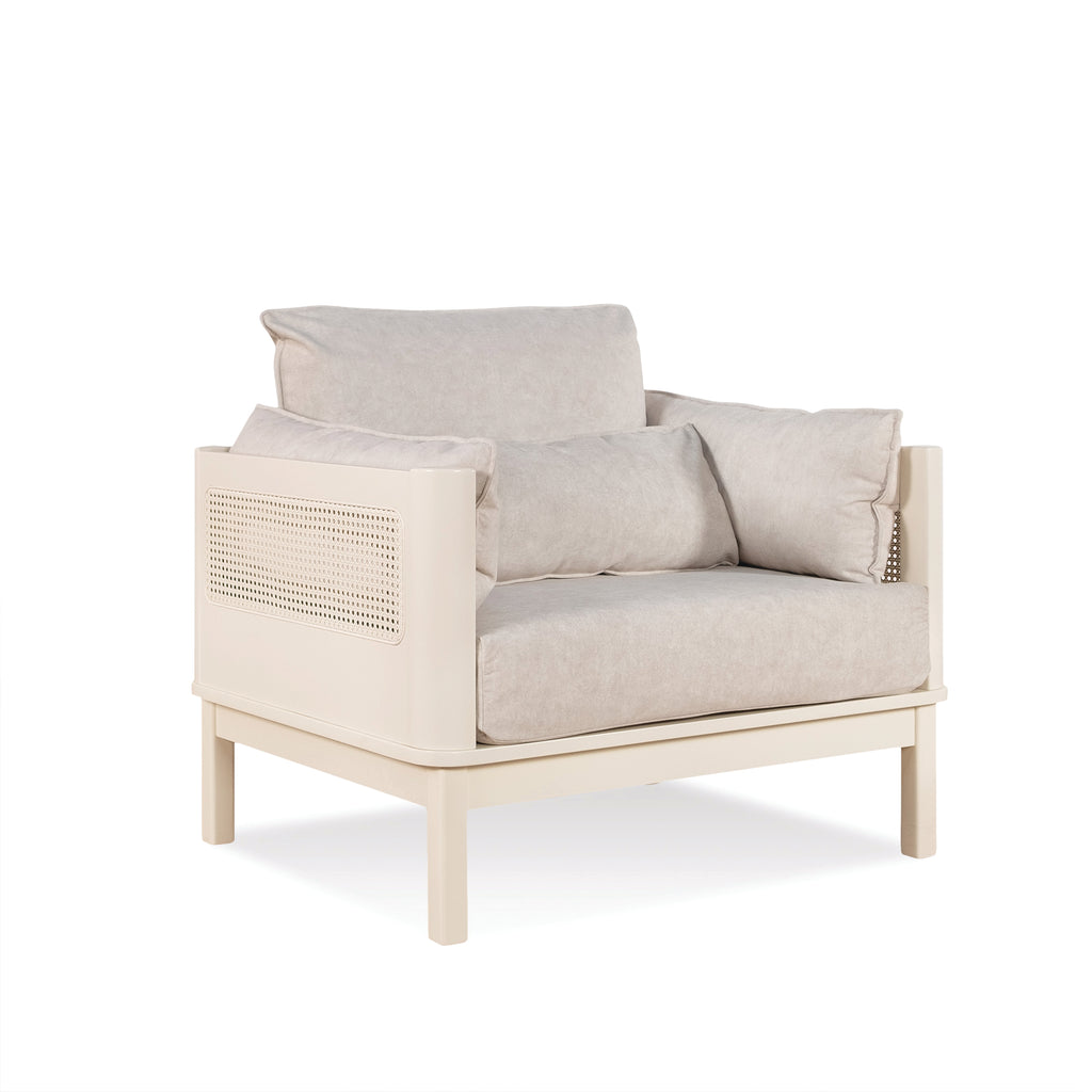 Ivory 1 Seater Sofa
