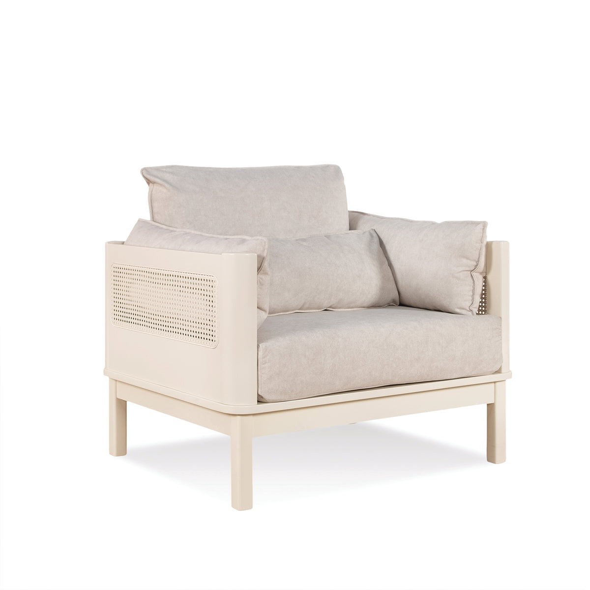 Ivory 1 Seater Sofa