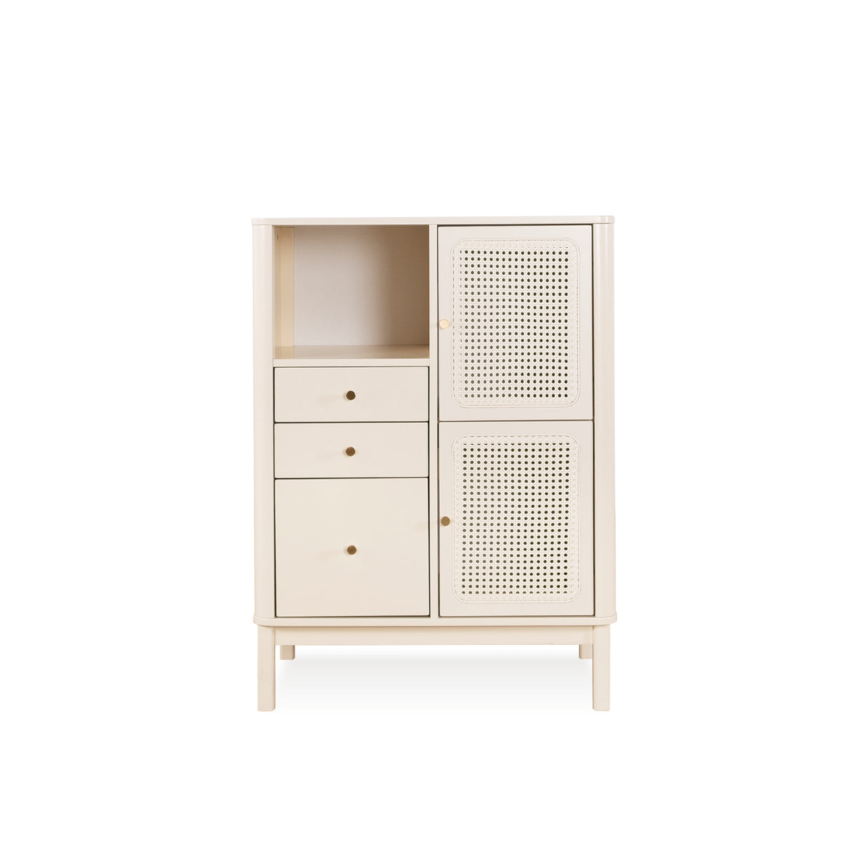 Ivory Tall Cabinet