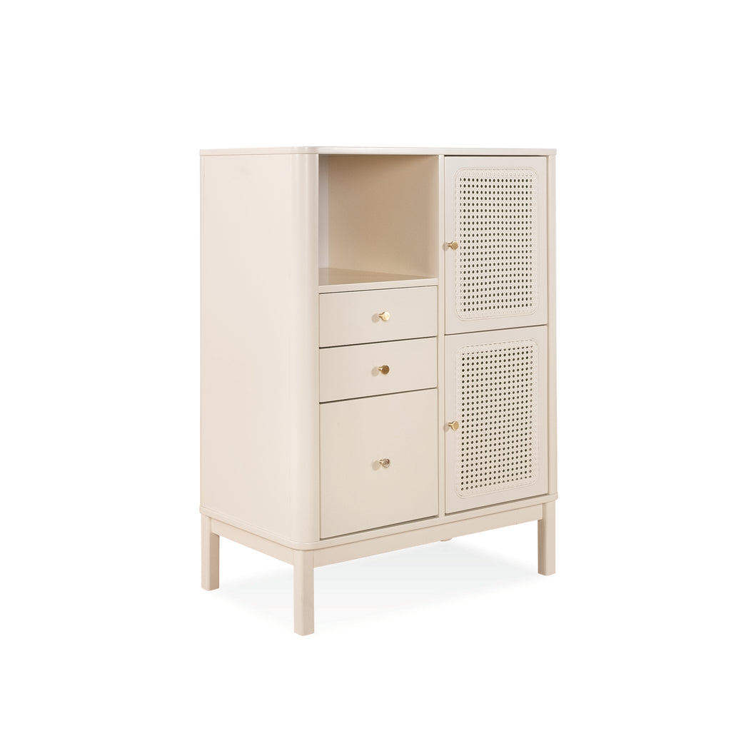 Ivory Tall Cabinet