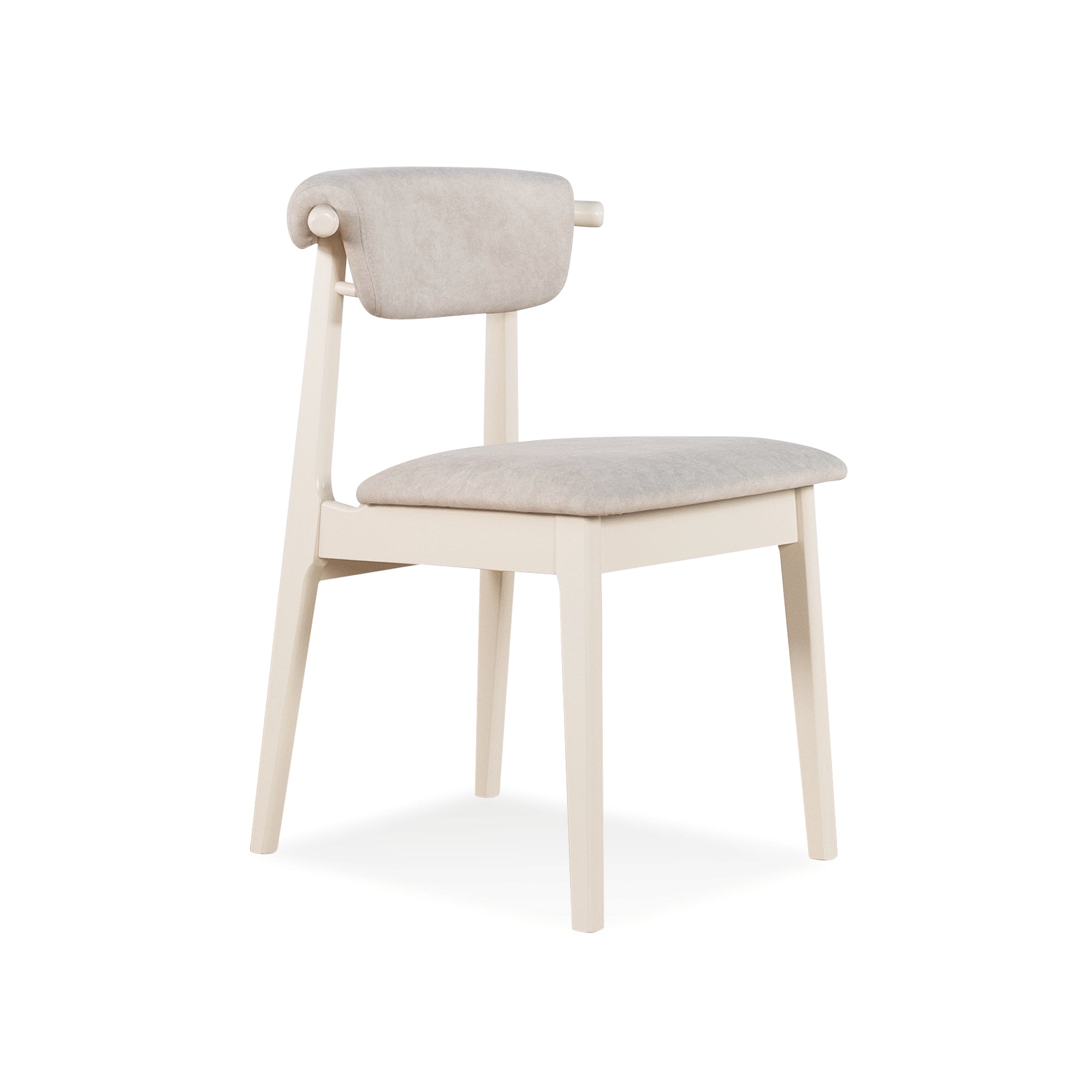 Ivory Dining Chair - Soft Cream White