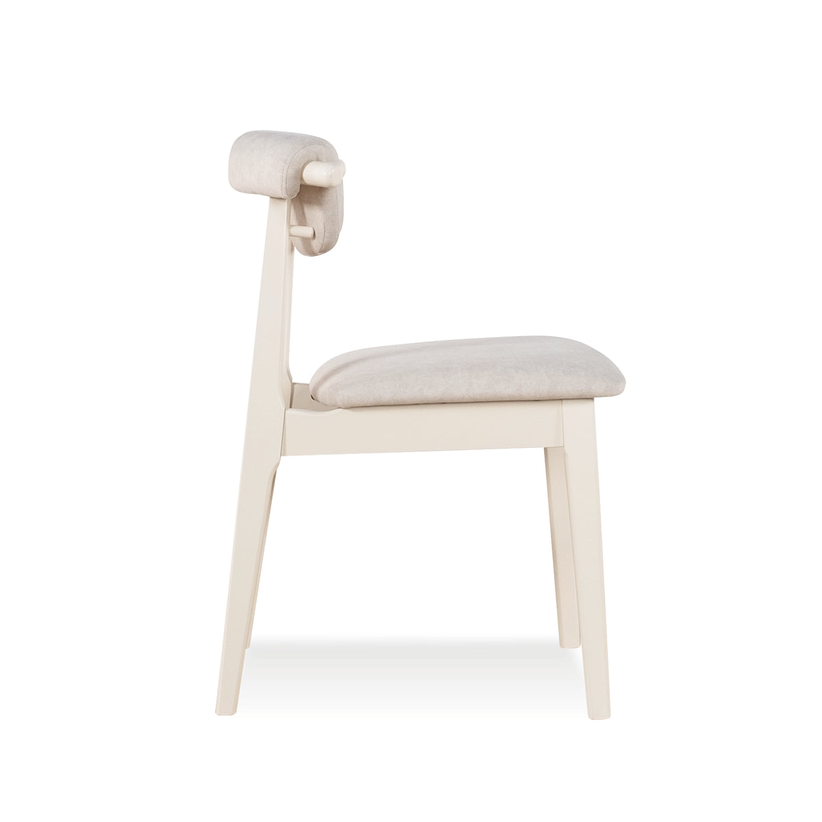 Ivory Dining Chair - Soft Cream White