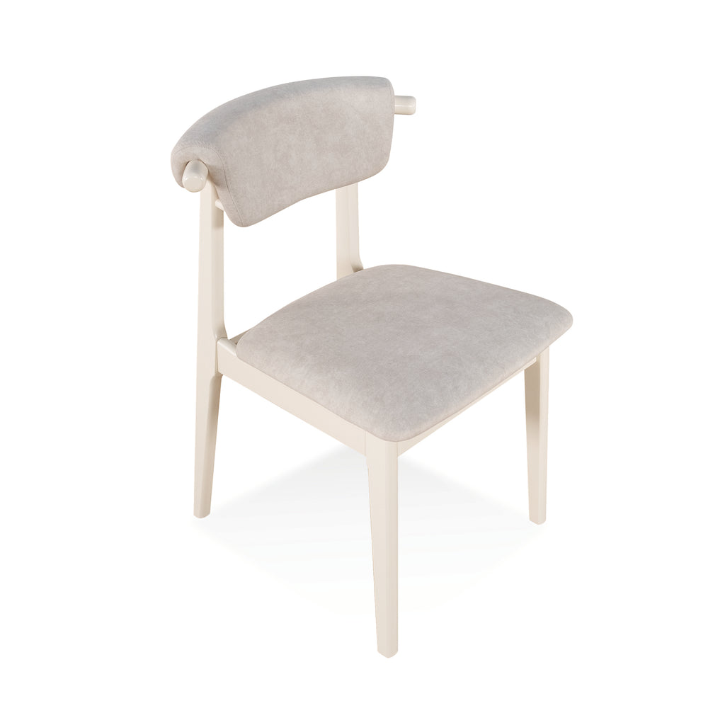 Ivory Dining Chair - Soft Cream White