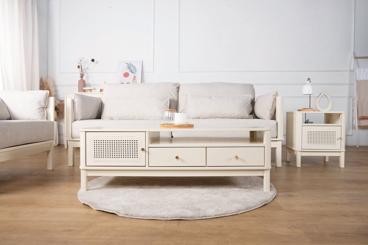 Ivory 2 Seater Sofa