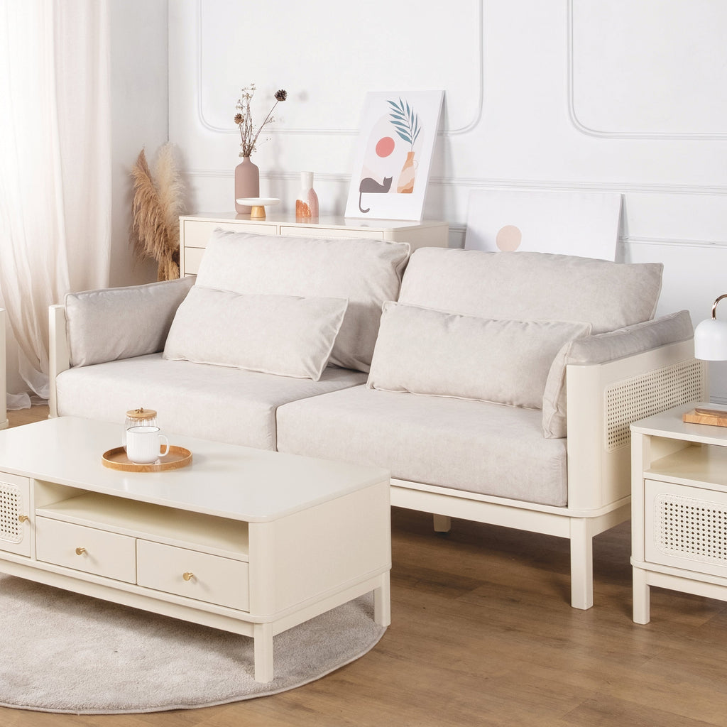 Ivory 2 Seater Sofa