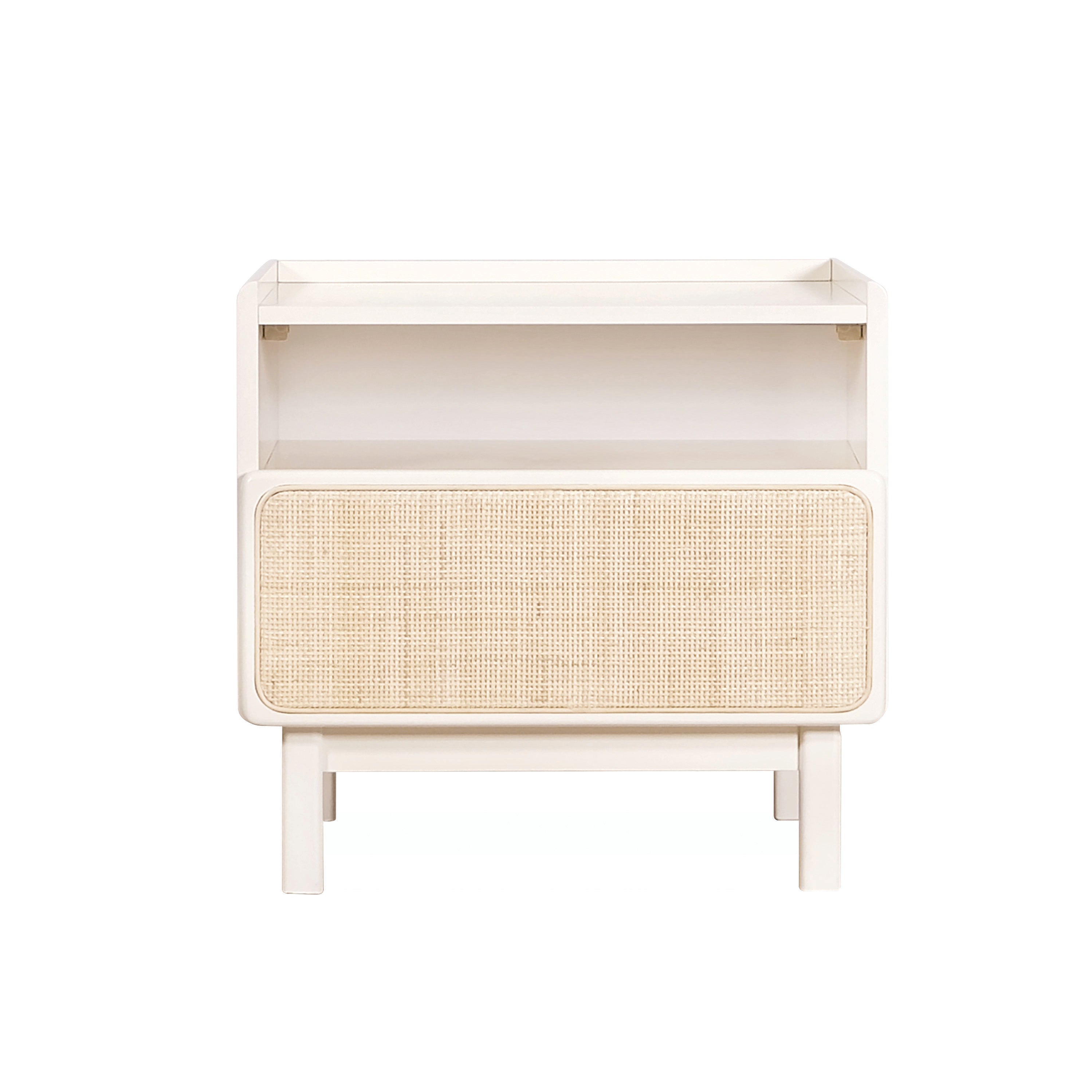 Kino End Table - Soft Cream White