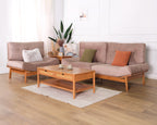 Kino 1 Seater Sofa - Light Walnut