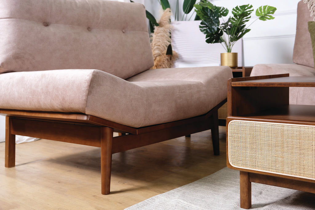 Kino 1 Seater Sofa - Medium Brown