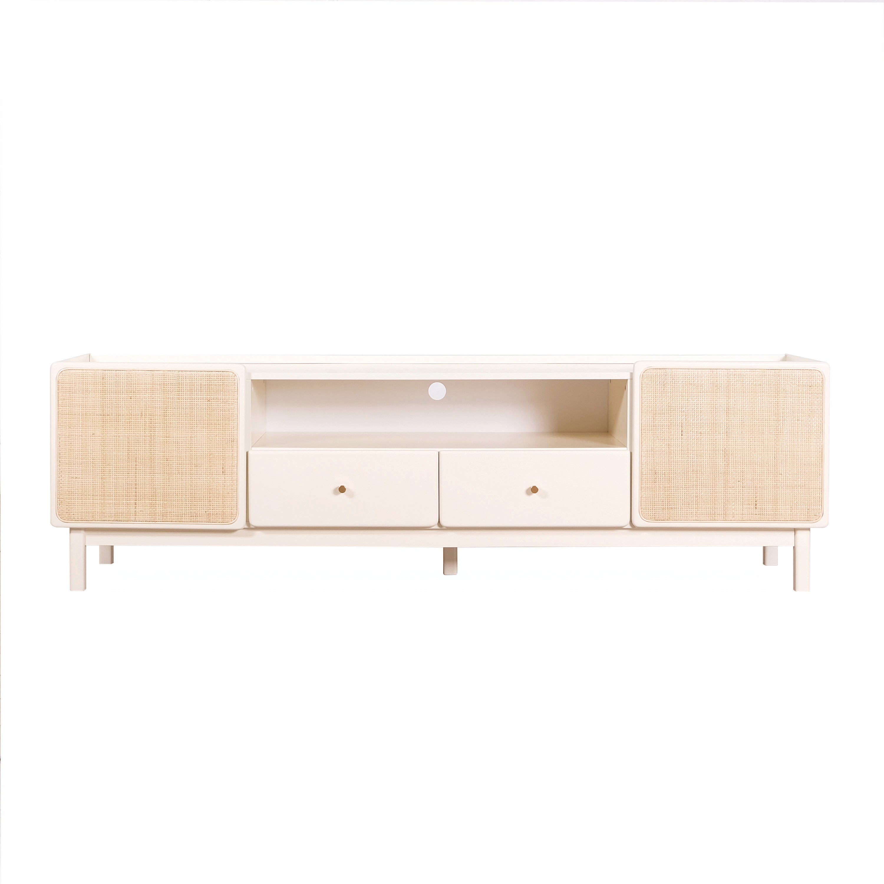Kino TV Cabinet - Soft Cream White