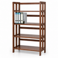 Mate 4 Tiers Bookcase - Walnut (H1320)