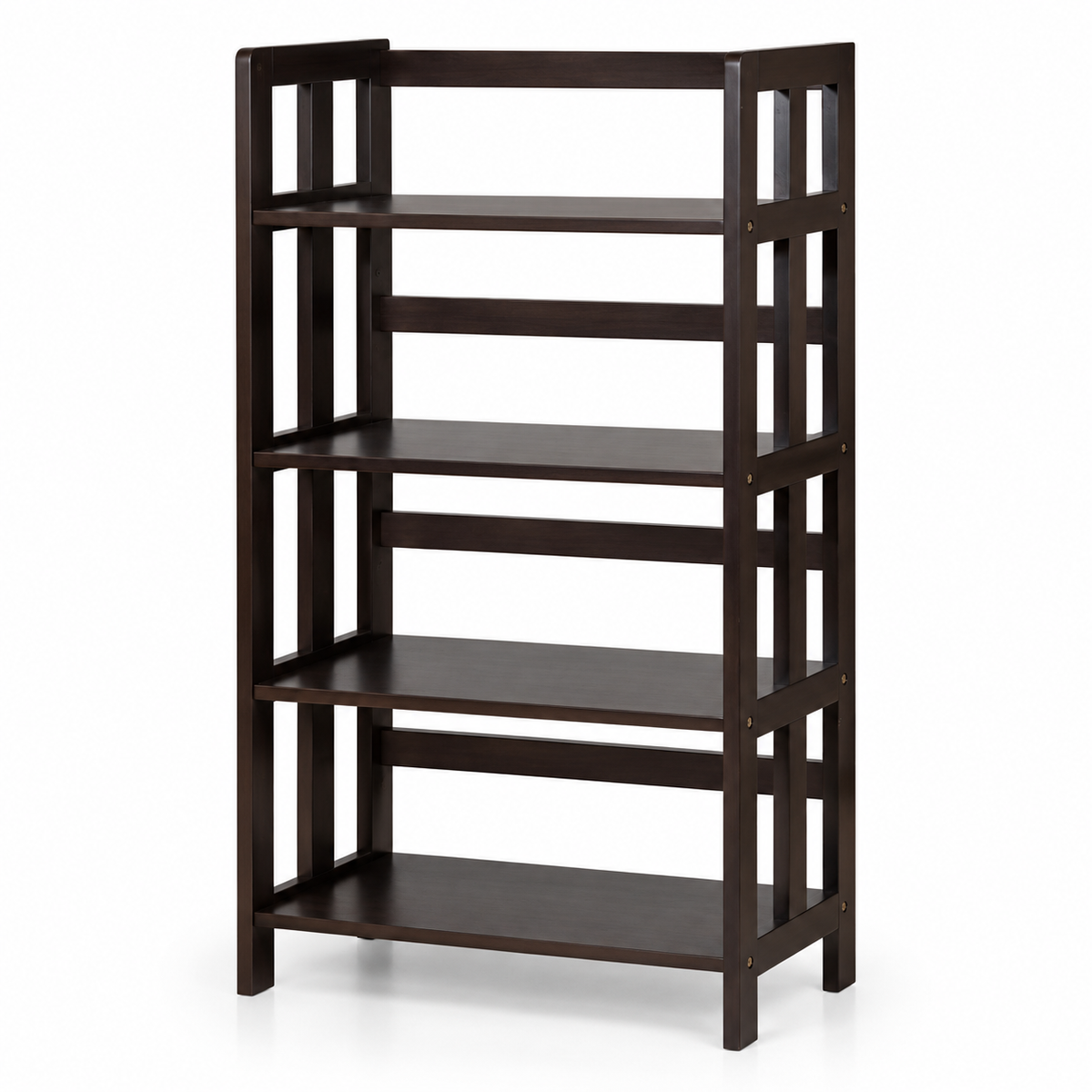 Mate 4 Tiers Bookcase - Cappuccino (H1165)