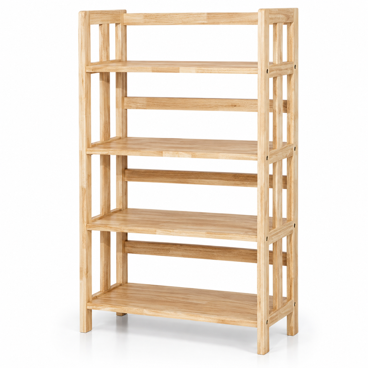 Mate 4 Tiers Bookcase - Natural (H1165)
