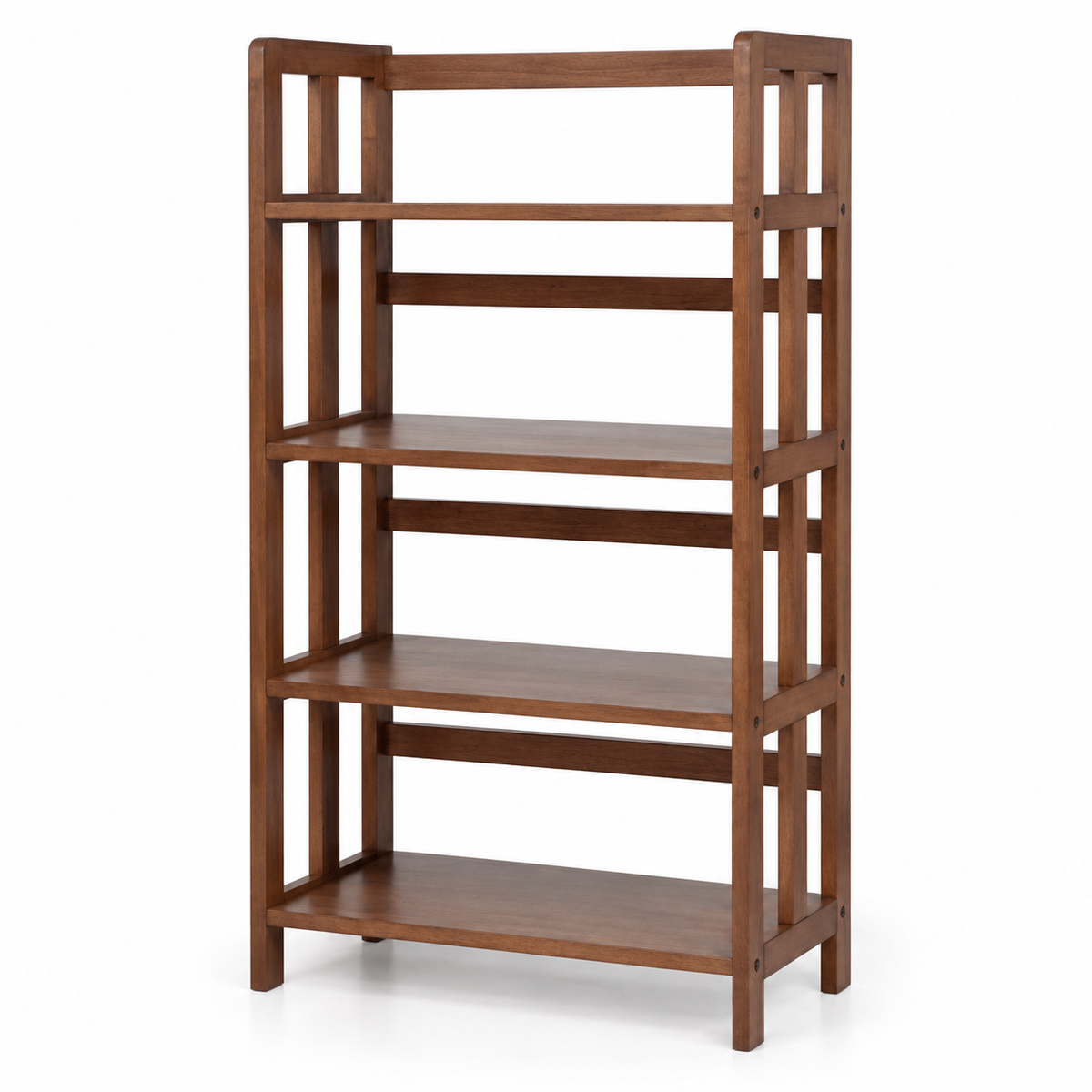 Mate 4 Tiers Bookcase - Walnut (H1165)