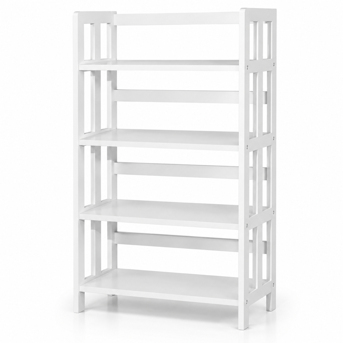 Mate 4 Tiers Bookcase - White (H1165)