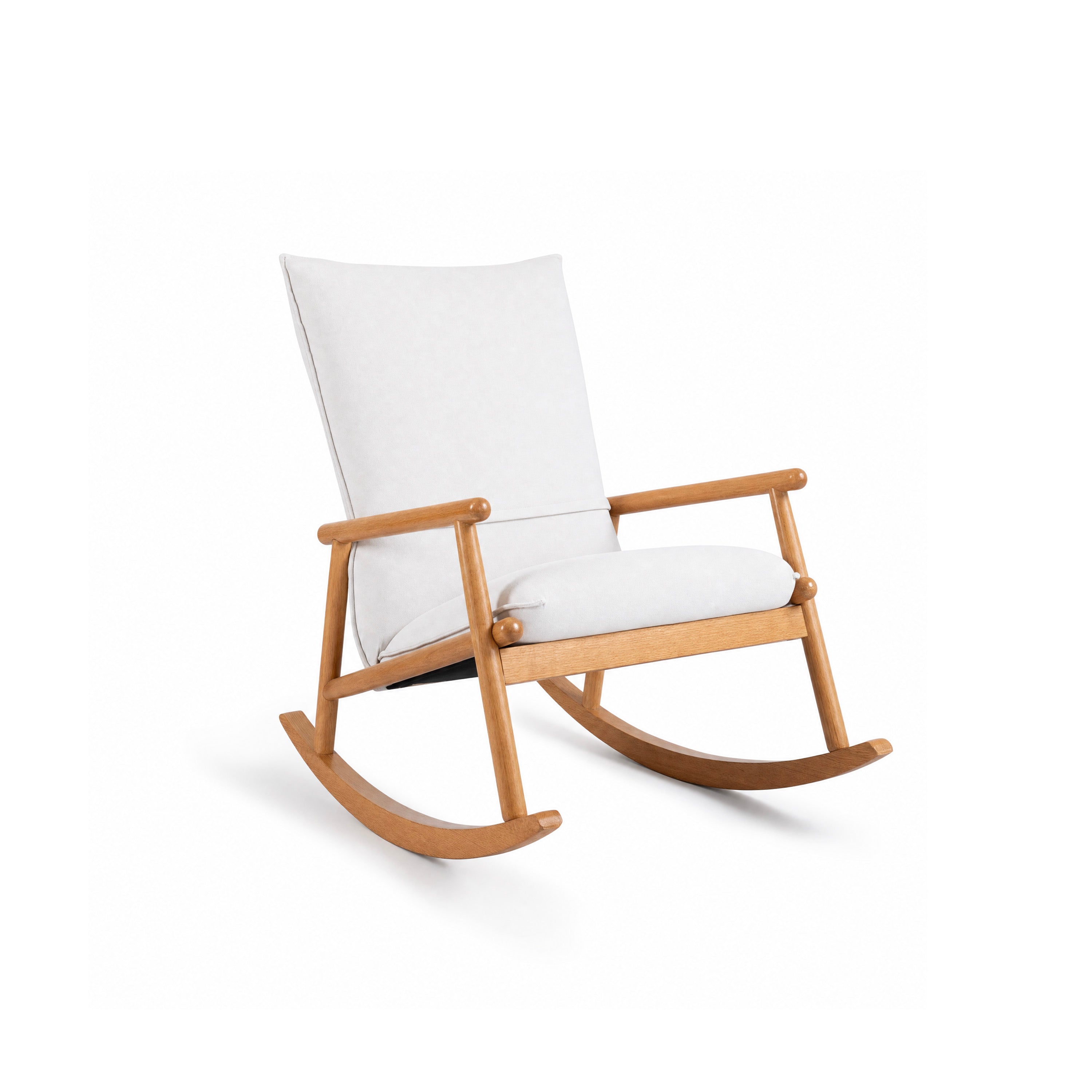 Mika Rocking Chair - Light Walnut