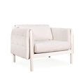Mika 1 Seater Sofa - Soft Cream White