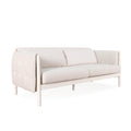 Mika 3 Seater Sofa - Soft Cream White