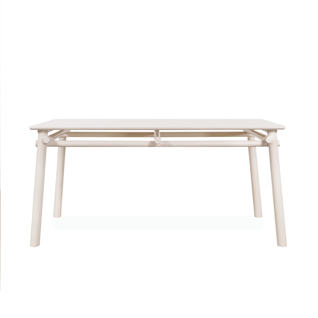 Mika Dining Table (1600L) - Soft Cream White