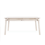 Mika Dining Table (1600L) - Soft Cream White