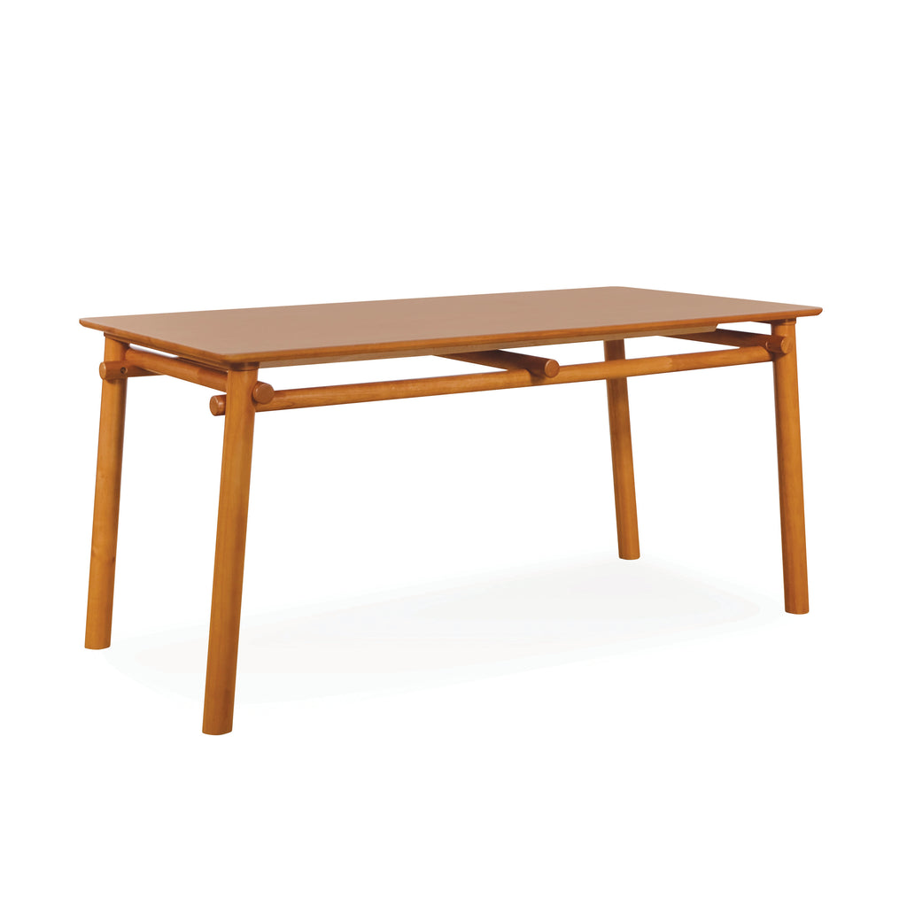Mika Dining Table (1600L) - Light Walnut