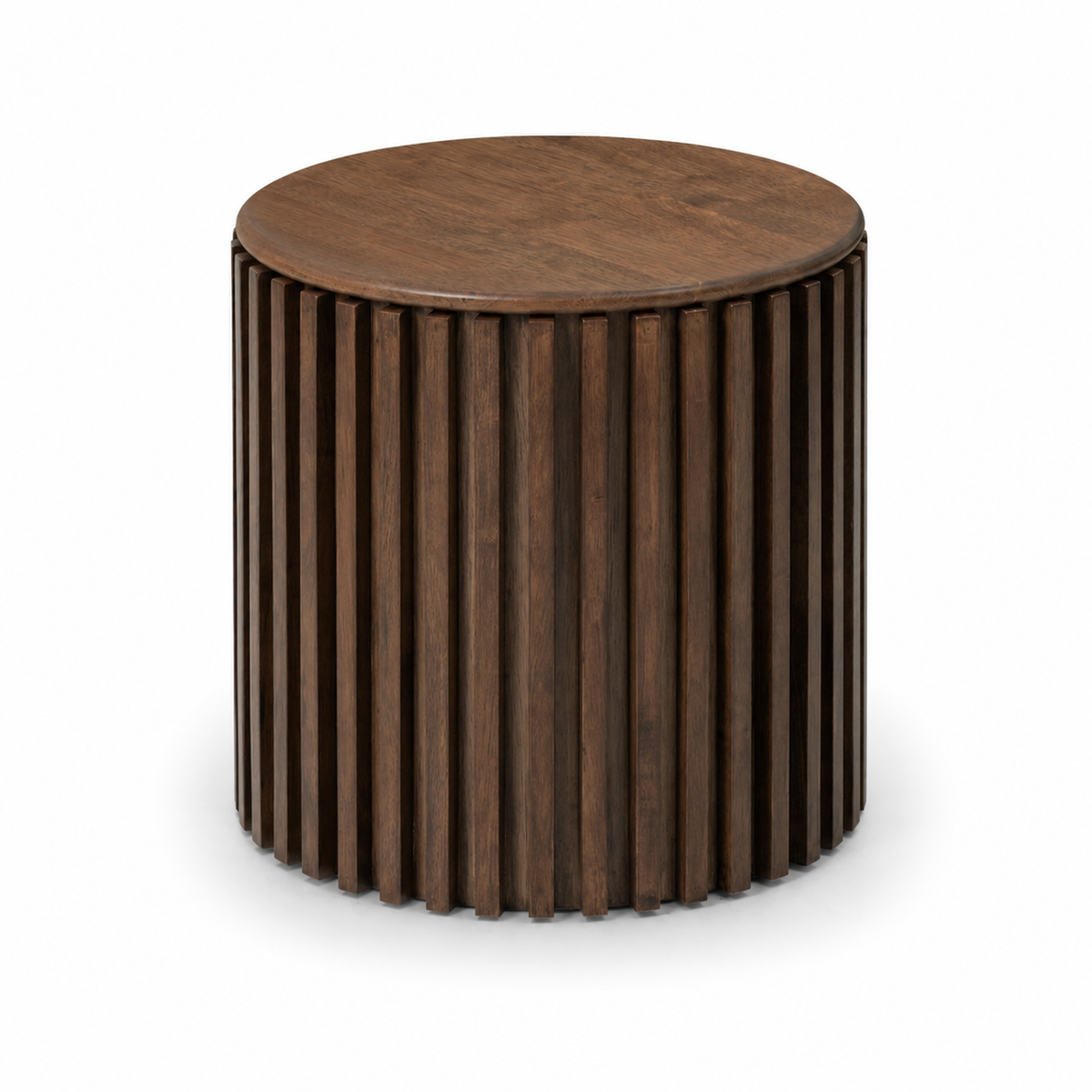 Muji Storage Lamp Table - Walnut