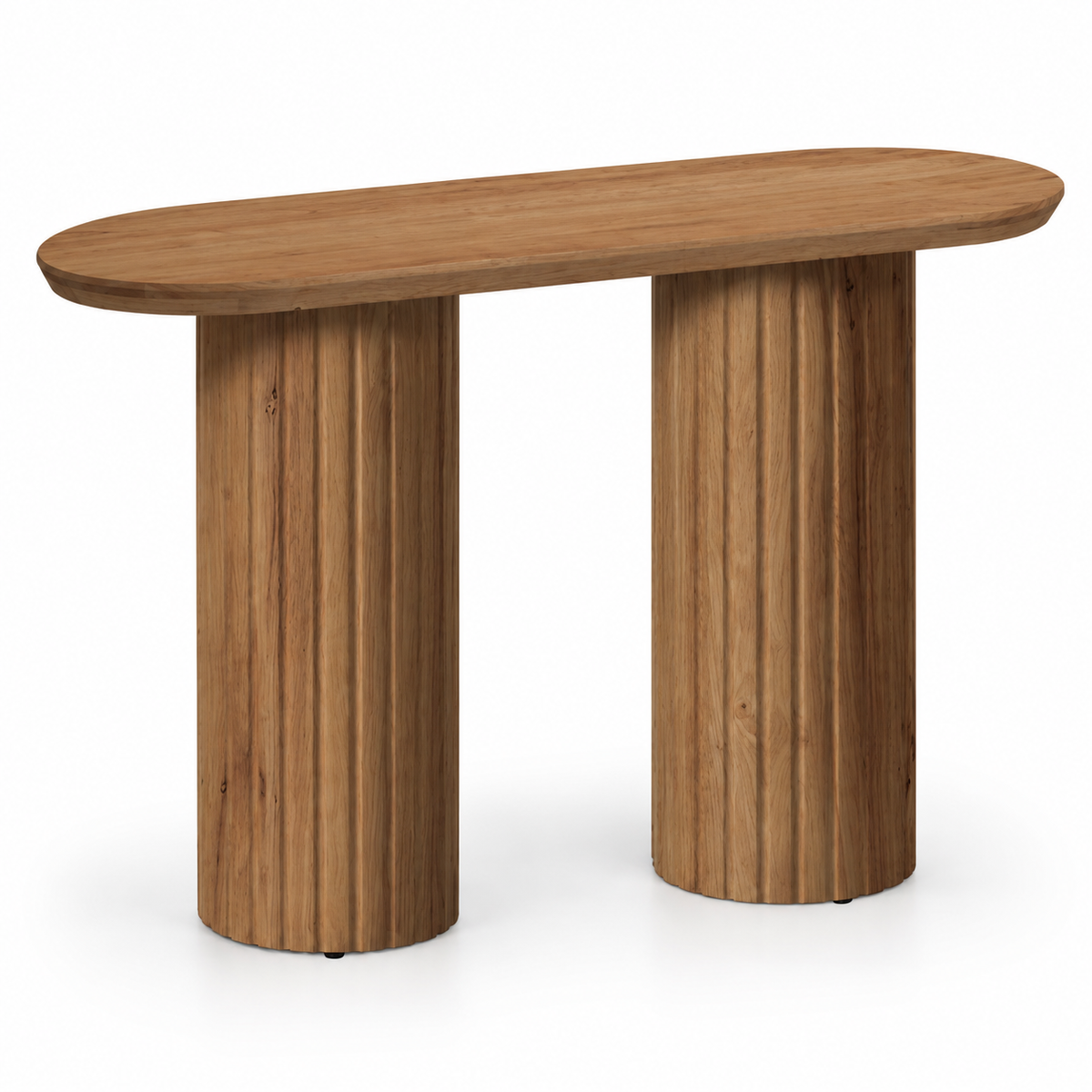 Muji Twins Console Table - Walnut