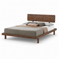 Muji Wooden Bedframe Only - Walnut (Queen Size)