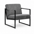 Oxford Lounge Chair -  Ink Fabric