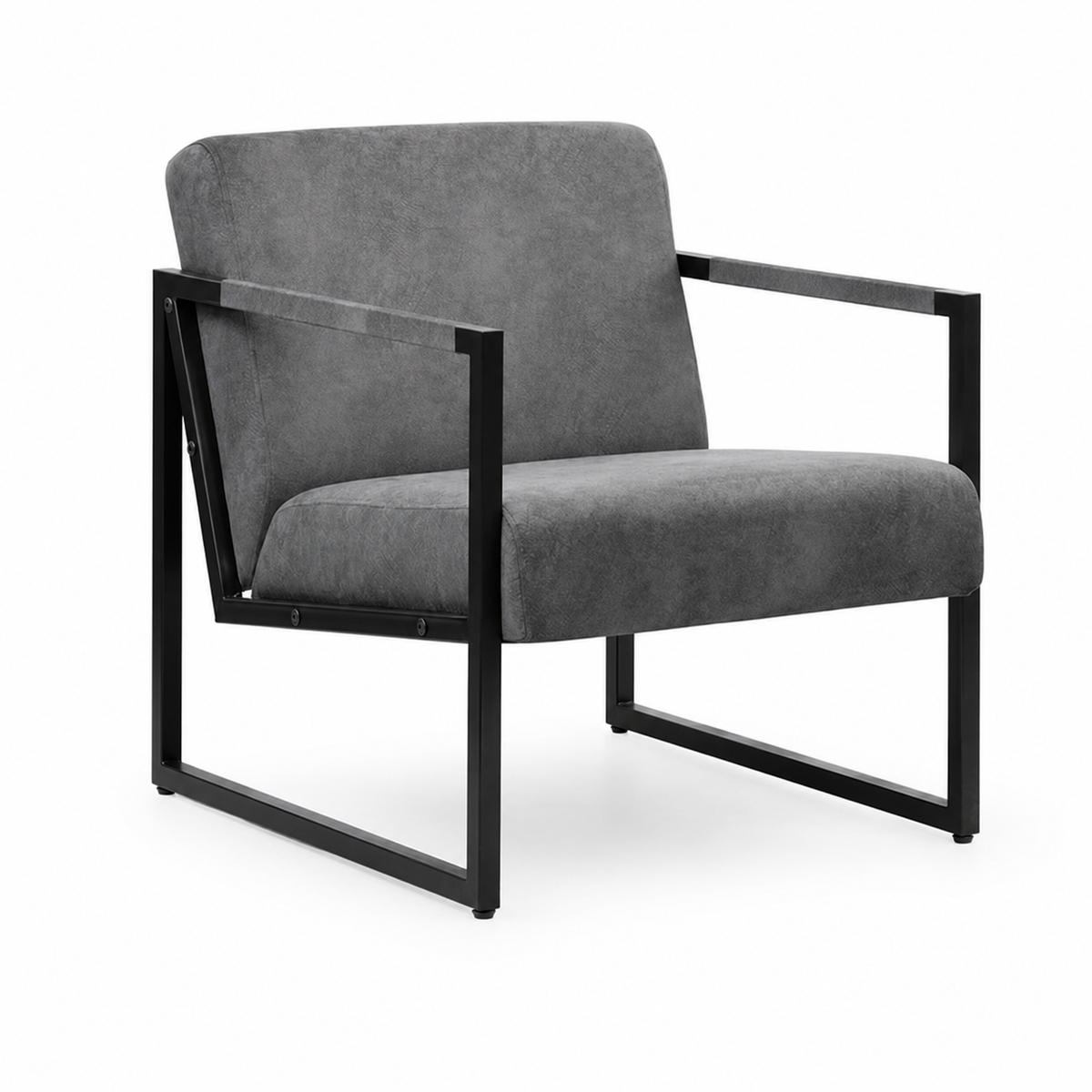 Oxford Lounge Chair -  Ink Fabric