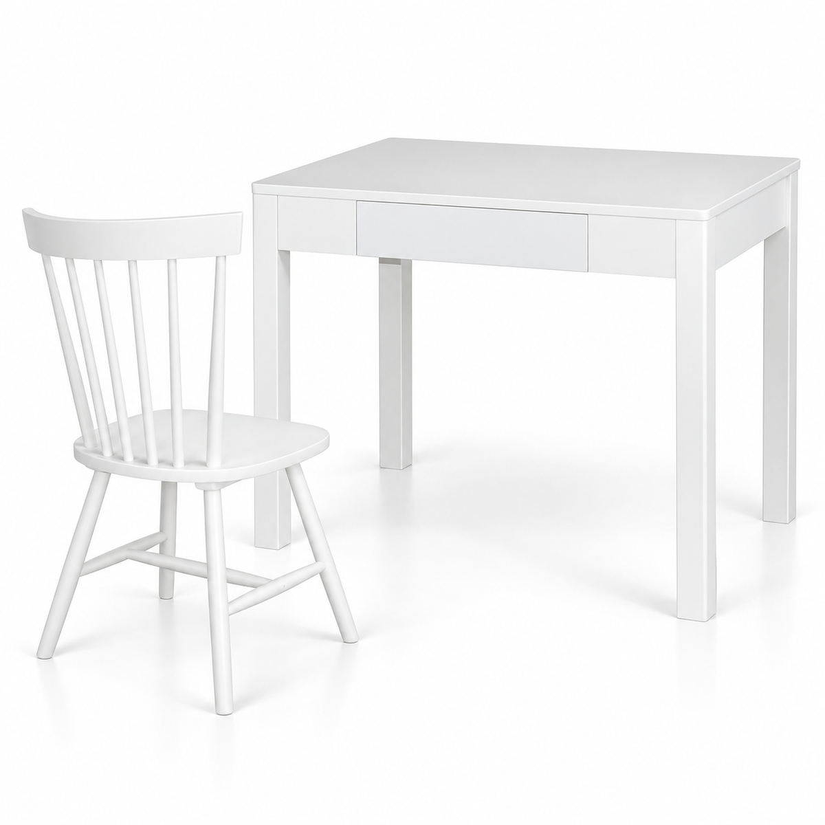 Padini Study Desk Set - White (L900)